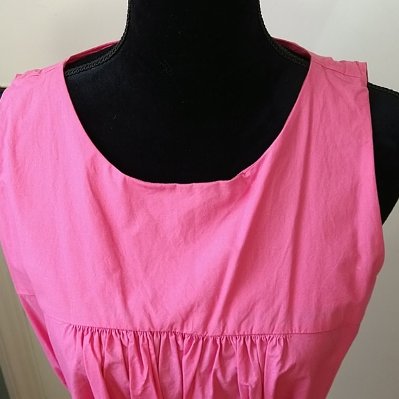 NWT Gap Pink Belted Cotton Sun Dress - Picture 6 of 10